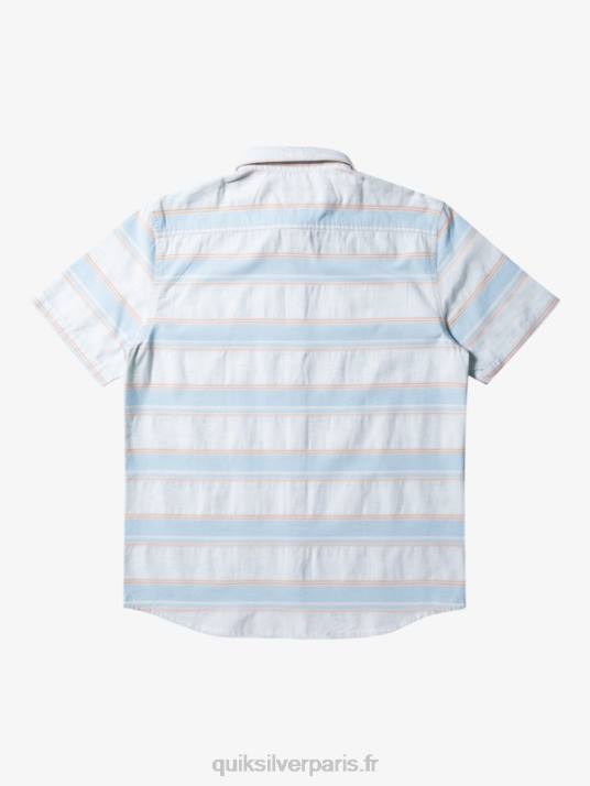 Hommes Quiksilver chemise à manches courtes cali sunrise D6PT447 ciel bleu cali str