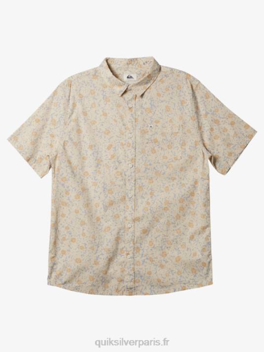 Hommes Quiksilver chemise à manches courtes moelleux fuzz D6PT1232 fuzz moelleux de bouleau