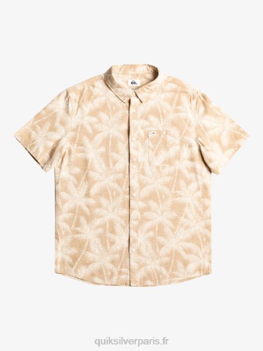 Hommes Quiksilver chemise à manches courtes moment éphémère D6PT994 plage moment fugace