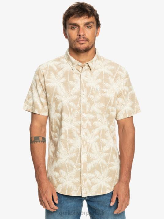 Hommes Quiksilver chemise à manches courtes moment éphémère D6PT994 plage moment fugace