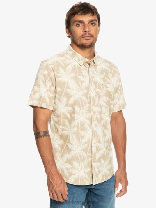 Hommes Quiksilver chemise à manches courtes moment éphémère D6PT994 plage moment fugace
