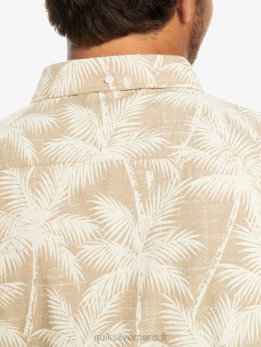 Hommes Quiksilver chemise à manches courtes moment éphémère D6PT994 plage moment fugace