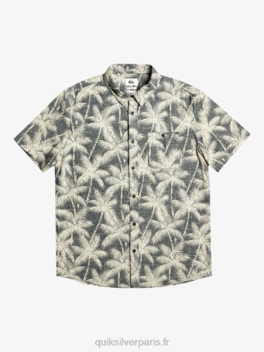 Hommes Quiksilver chemise à manches courtes moment éphémère D6PT995 moment fugace de la marine