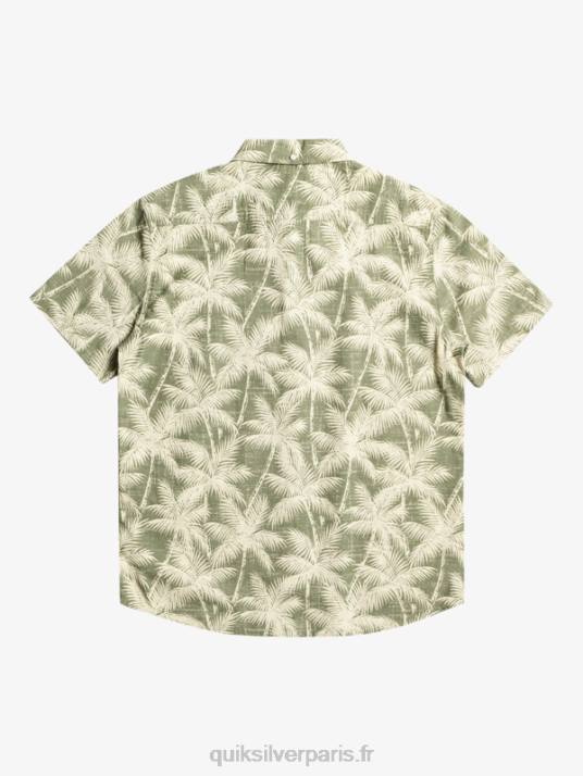 Hommes Quiksilver chemise à manches courtes moment éphémère D6PT996 moment fugace à quatre feuilles
