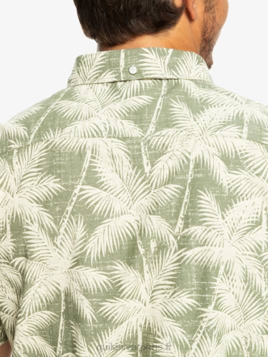 Hommes Quiksilver chemise à manches courtes moment éphémère D6PT996 moment fugace à quatre feuilles