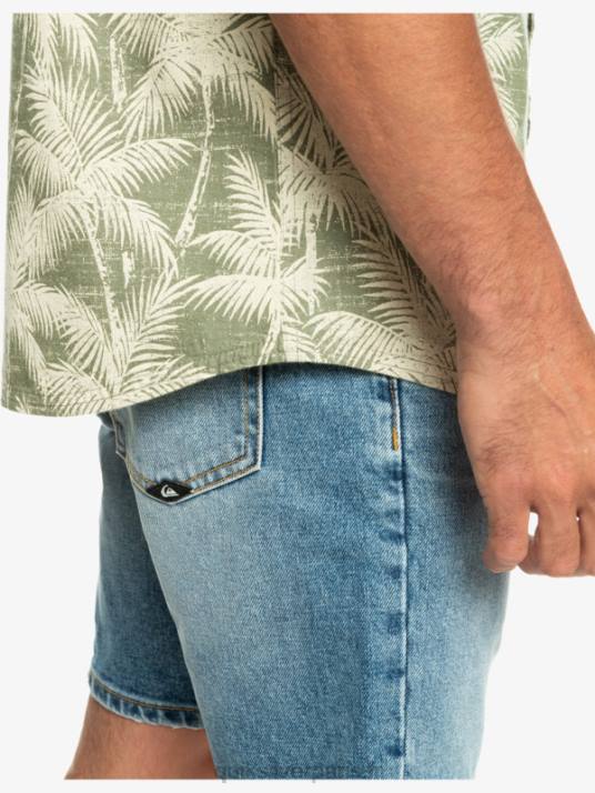 Hommes Quiksilver chemise à manches courtes moment éphémère D6PT996 moment fugace à quatre feuilles