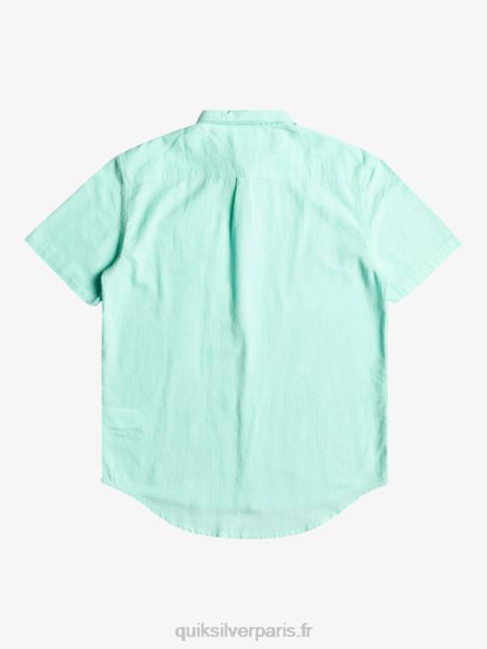 Hommes Quiksilver chemise à manches courtes time box D6PT1360 verre de plage