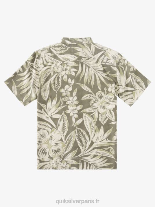 Hommes Quiksilver chemise à manches courtes waterman brunch time D6PT1334 jours de brunch poussiéreux aux olives