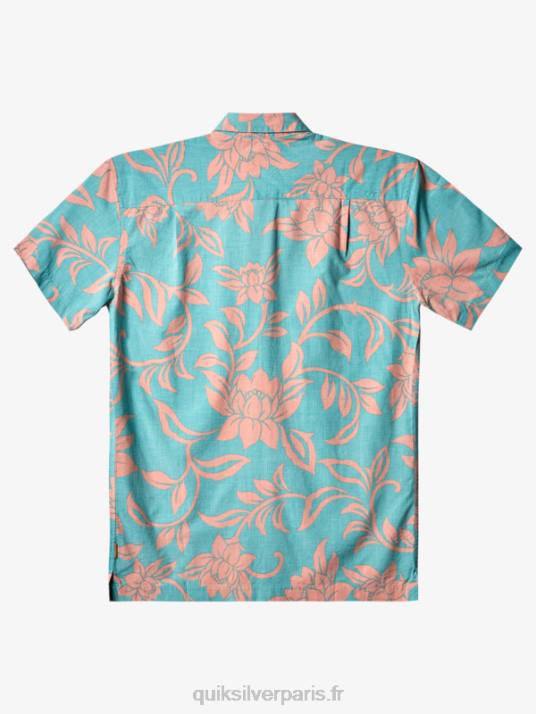 Hommes Quiksilver chemise à manches courtes waterman chaque week-end D6PT288 bleu turquoise tous les week-ends w