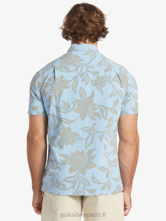Hommes Quiksilver chemise à manches courtes waterman chaque week-end D6PT289 bleu crépuscule tous les week-ends w