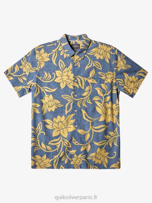 Hommes Quiksilver chemise à manches courtes waterman chaque week-end D6PT290 enseigne bleue tous les week-ends w