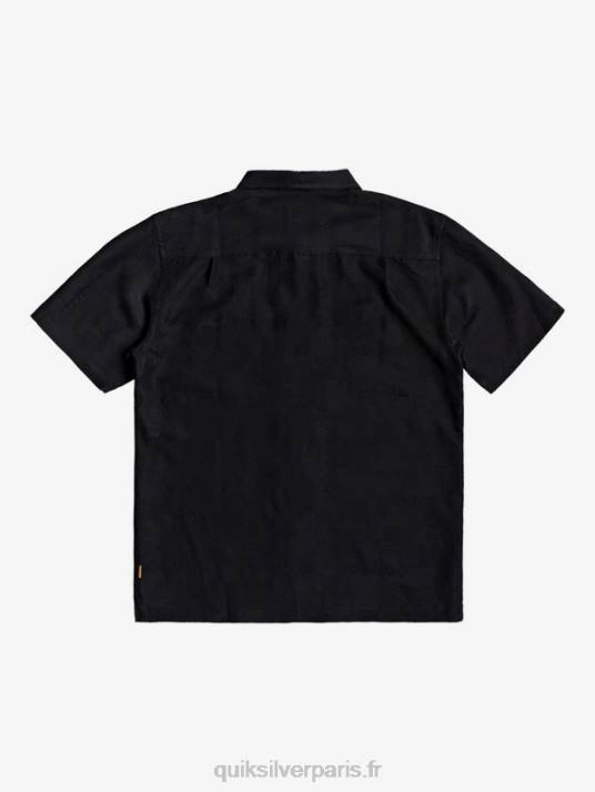 Hommes Quiksilver chemise à manches courtes waterman kelpies bay D6PT1357 noir