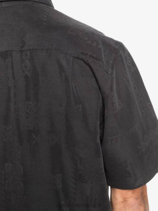 Hommes Quiksilver chemise à manches courtes waterman kelpies bay D6PT1357 noir