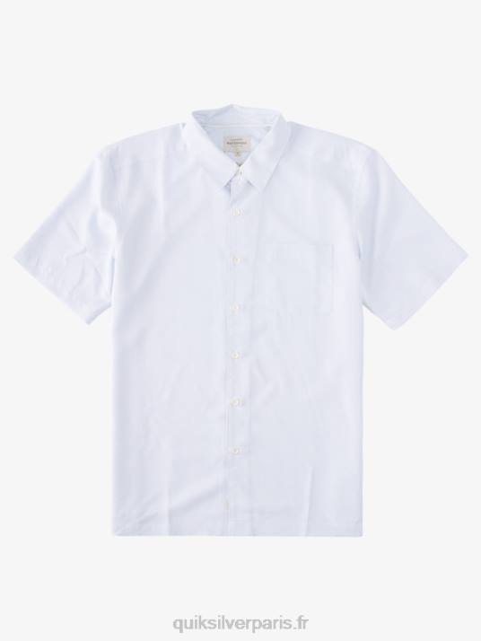 Hommes Quiksilver chemise à manches courtes waterman kings cliff D6PT281 falaise des rois blancs