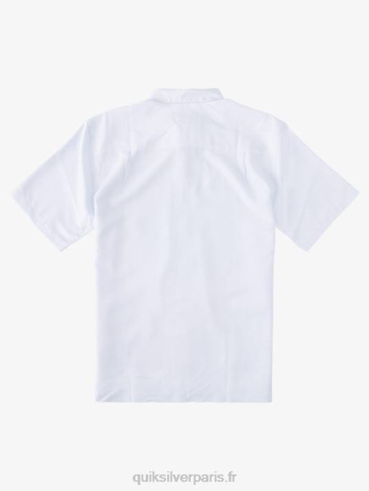 Hommes Quiksilver chemise à manches courtes waterman kings cliff D6PT281 falaise des rois blancs
