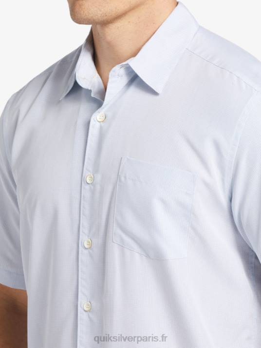 Hommes Quiksilver chemise à manches courtes waterman kings cliff D6PT281 falaise des rois blancs