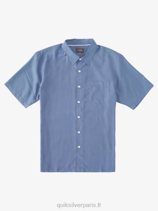Hommes Quiksilver chemise à manches courtes waterman kings cliff D6PT282 enseigne falaise des rois bleus