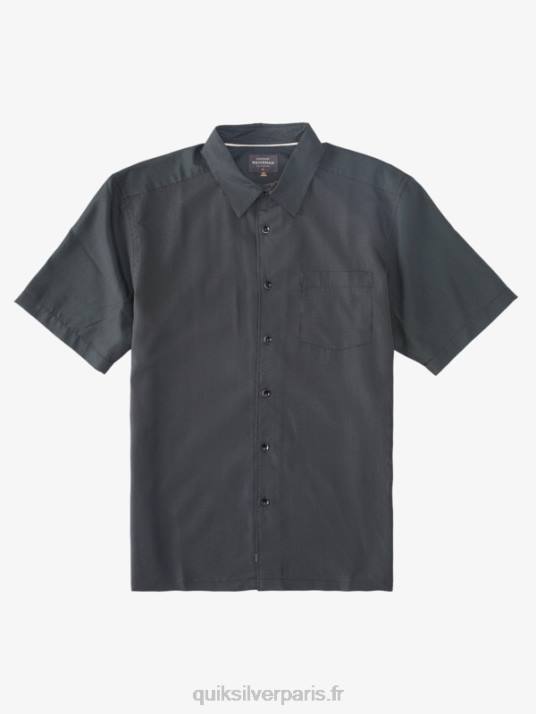 Hommes Quiksilver chemise à manches courtes waterman kings cliff D6PT283 falaise des rois noirs