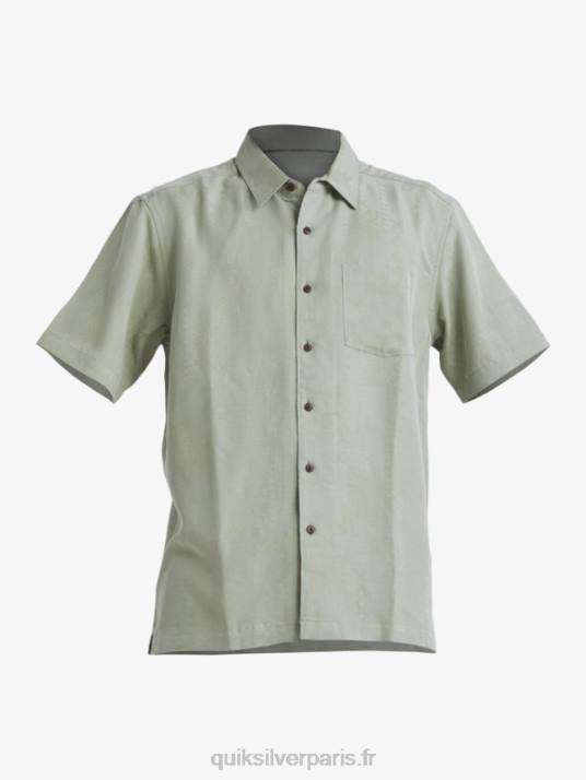 Hommes Quiksilver chemise à manches courtes waterman manele bay D6PT801 thé