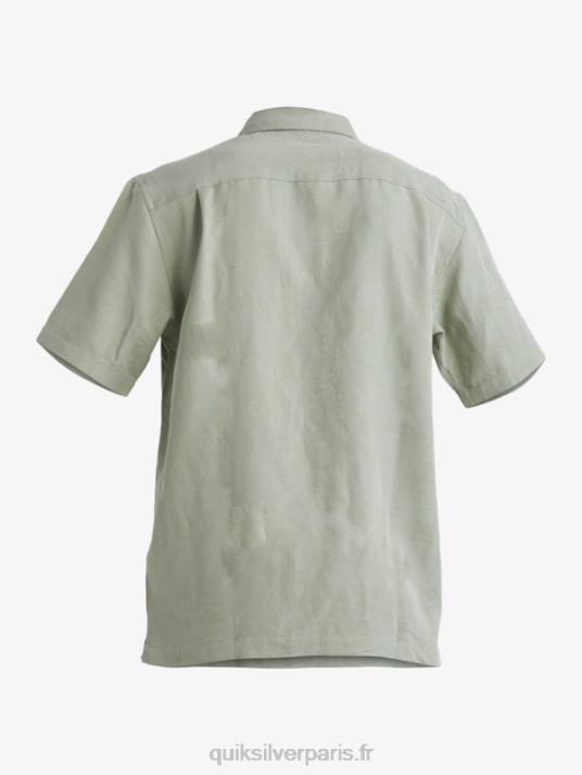 Hommes Quiksilver chemise à manches courtes waterman manele bay D6PT801 thé