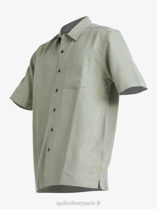 Hommes Quiksilver chemise à manches courtes waterman manele bay D6PT801 thé