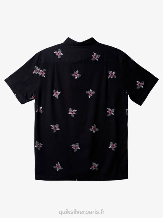 Hommes Quiksilver chemise à manches courtes waterman petites pédales D6PT424 petites pédales noires