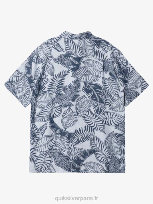 Hommes Quiksilver chemise à manches courtes waterman siesta D6PT1364 bleu majeur