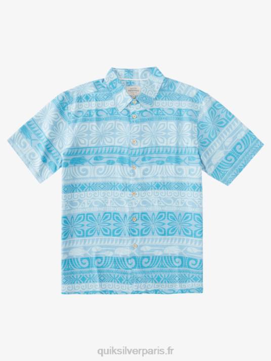 Hommes Quiksilver chemise à manches courtes waterman tapa aujourd\'hui D6PT963 tapa bleu crépuscule aujourd\'hui
