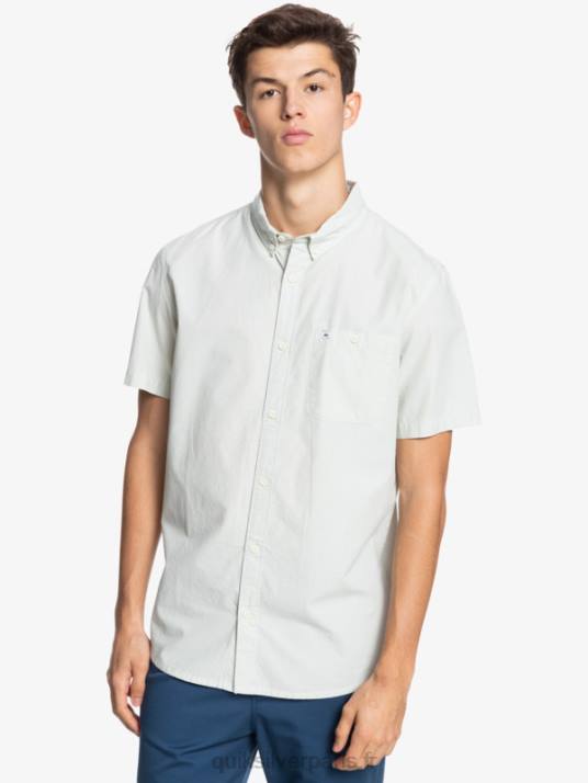 Hommes Quiksilver chemise à manches courtes winfall D6PT383 sauge du désert