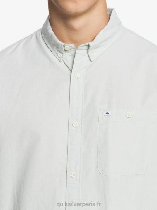 Hommes Quiksilver chemise à manches courtes winfall D6PT383 sauge du désert
