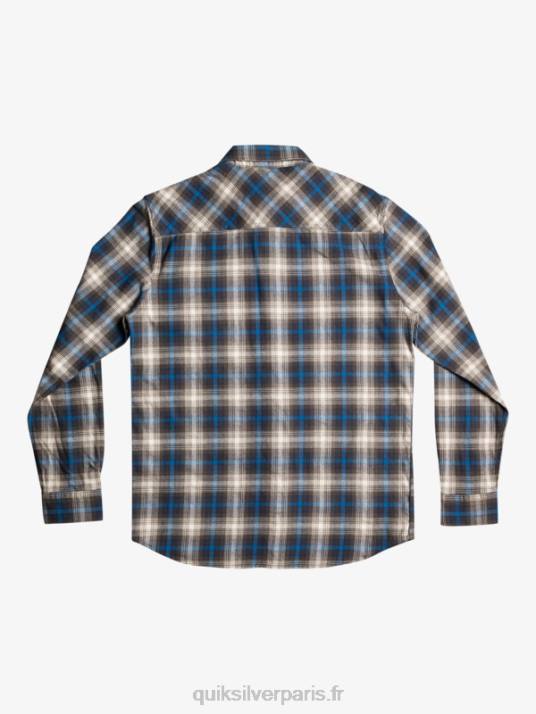 Hommes Quiksilver chemise à manches longues stretch cramond D6PT1048 cramond de feuilles de vigne