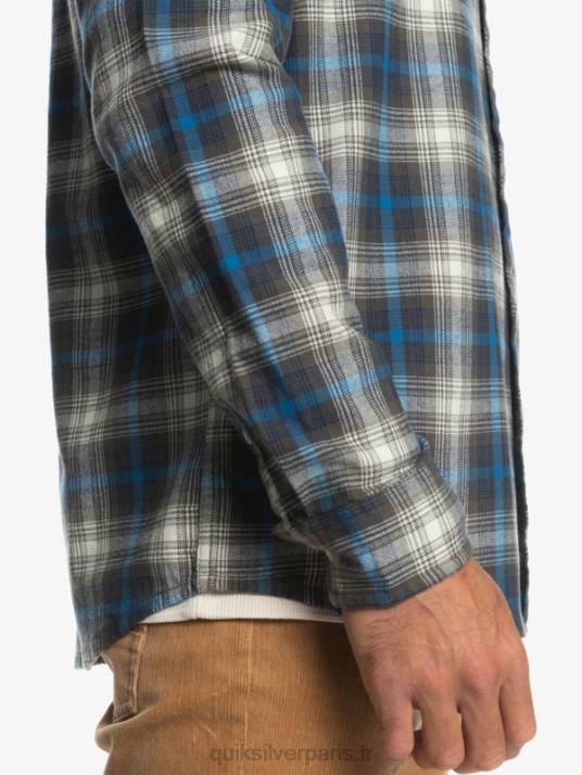 Hommes Quiksilver chemise à manches longues stretch cramond D6PT1048 cramond de feuilles de vigne