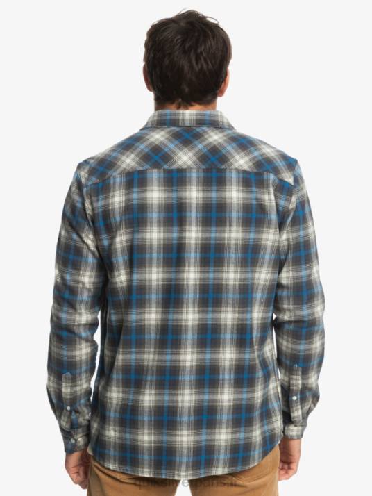 Hommes Quiksilver chemise à manches longues stretch cramond D6PT1048 cramond de feuilles de vigne