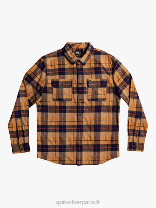 Hommes Quiksilver chemise à manches longues stretch kinsale D6PT1506 cassonade kinsale