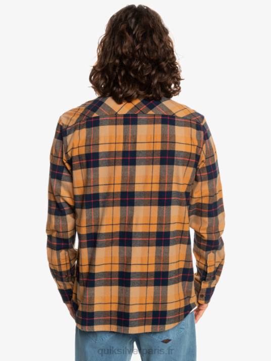 Hommes Quiksilver chemise à manches longues stretch kinsale D6PT1506 cassonade kinsale