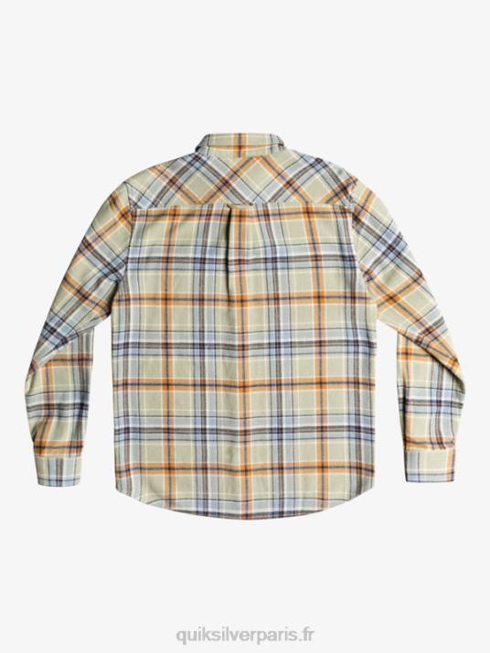 Hommes Quiksilver intrepide explorer chemise en flanelle à manches longues D6PT1772 sauge du désert intrépide