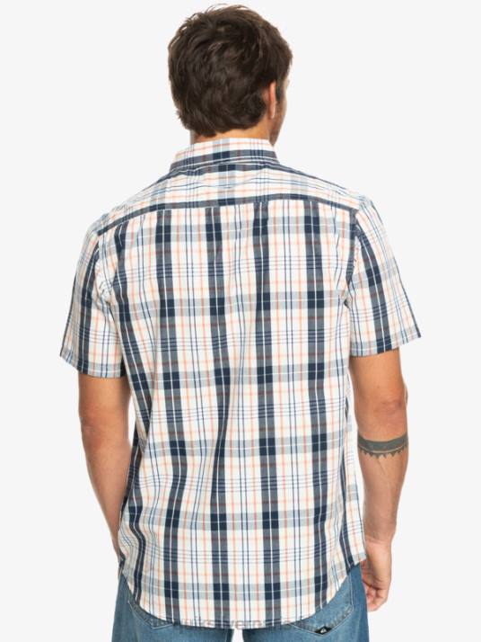 Hommes Quiksilver nouvelle chemise à manches courtes swinton D6PT914 bouleau swinton