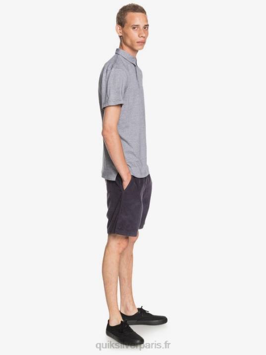 Hommes Quiksilver polo à manches courtes daily sun cruise D6PT1551 nuit parisienne
