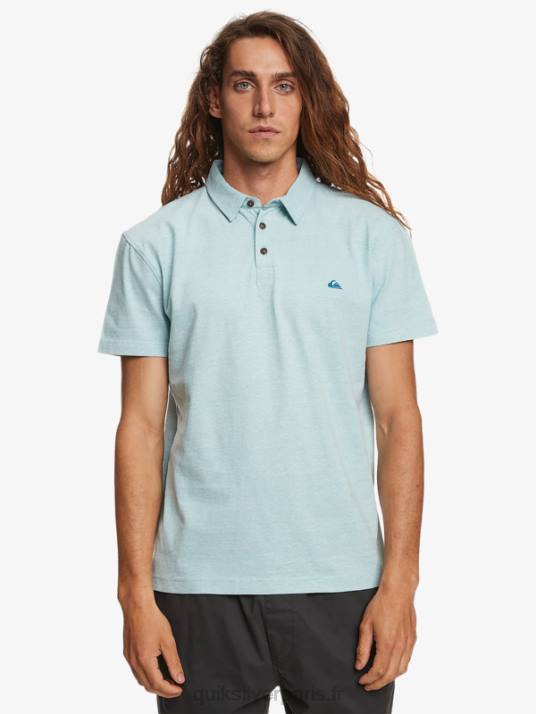 Hommes Quiksilver polo à manches courtes sunset cruise D6PT477 camée bleu