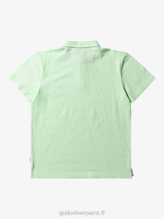 Hommes Quiksilver polo à manches courtes sunset cruise D6PT479 paradis vert