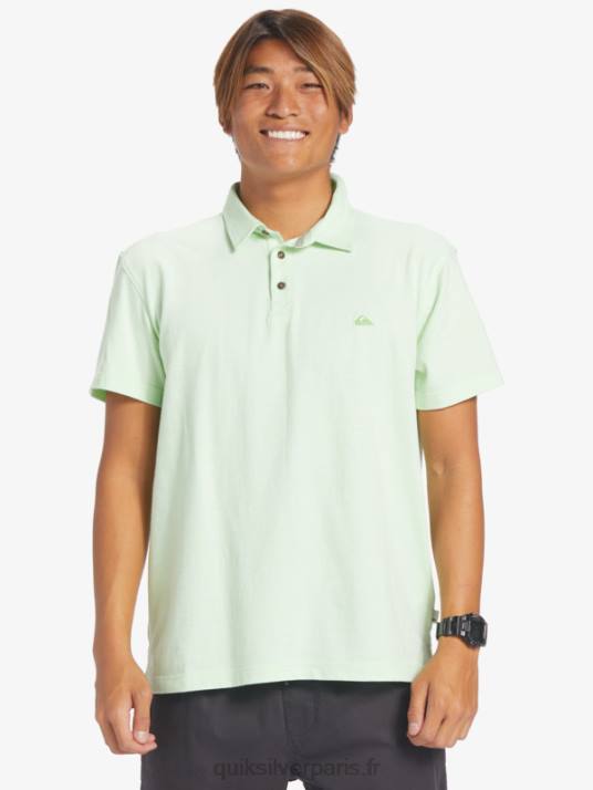 Hommes Quiksilver polo à manches courtes sunset cruise D6PT479 paradis vert