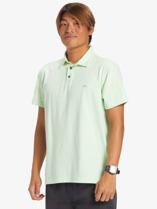 Hommes Quiksilver polo à manches courtes sunset cruise D6PT479 paradis vert
