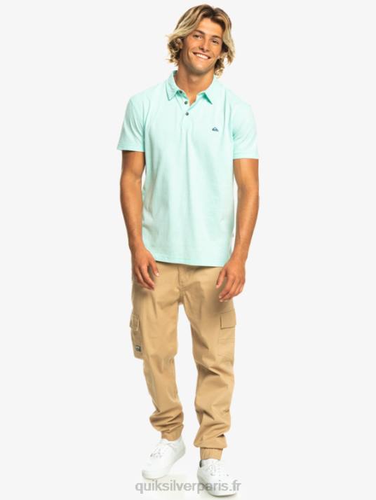 Hommes Quiksilver polo à manches courtes sunset cruise D6PT481 verre de plage