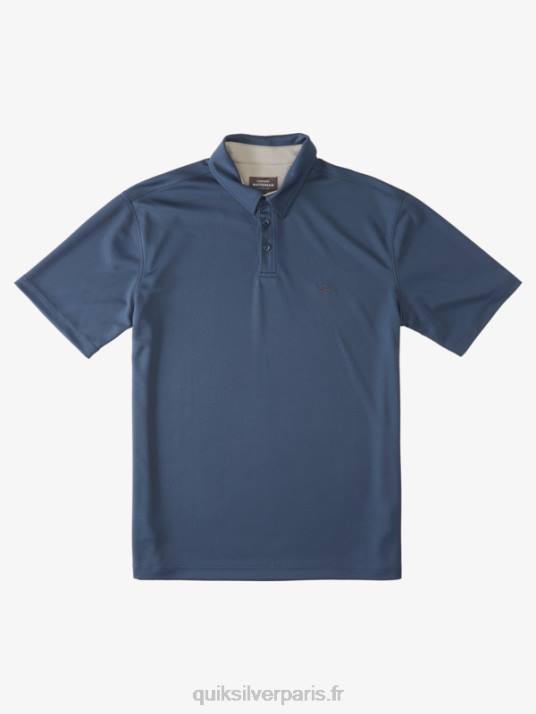 Hommes Quiksilver polo manches courtes waterman water D6PT96 La marine de minuit