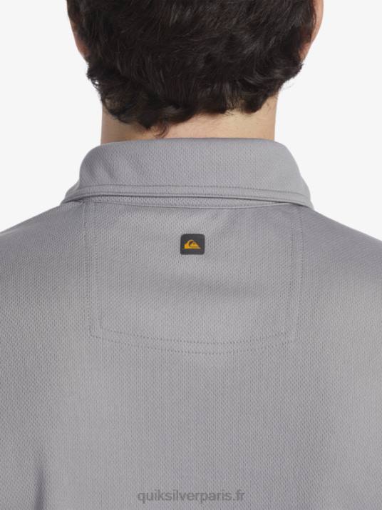 Hommes Quiksilver polo manches courtes waterman water D6PT97 Peau de requin
