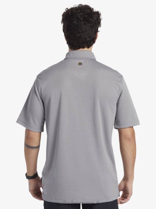 Hommes Quiksilver polo manches courtes waterman water D6PT97 Peau de requin