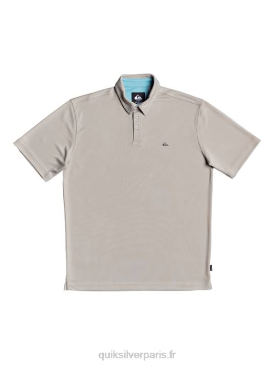 Hommes Quiksilver polo manches courtes waterman water D6PT99 gris silex