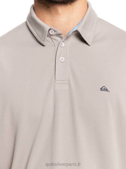 Hommes Quiksilver polo manches courtes waterman water D6PT99 gris silex