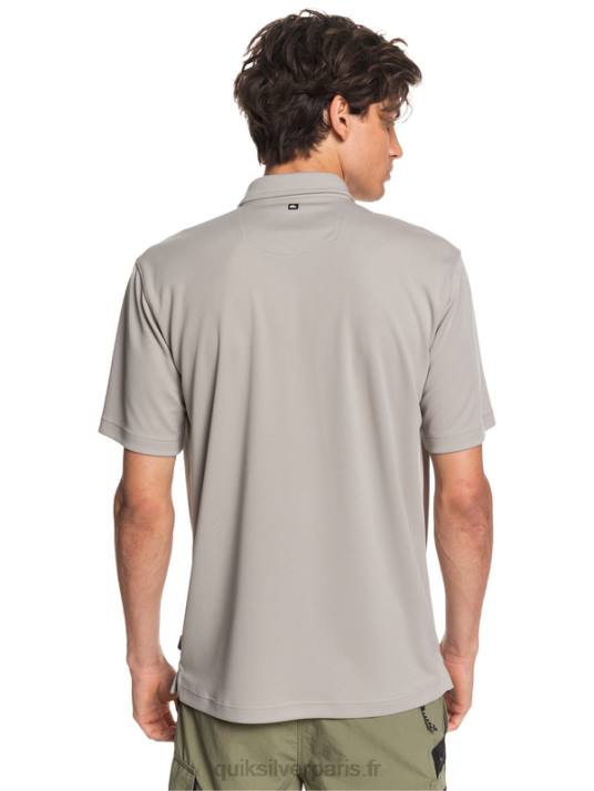 Hommes Quiksilver polo manches courtes waterman water D6PT99 gris silex
