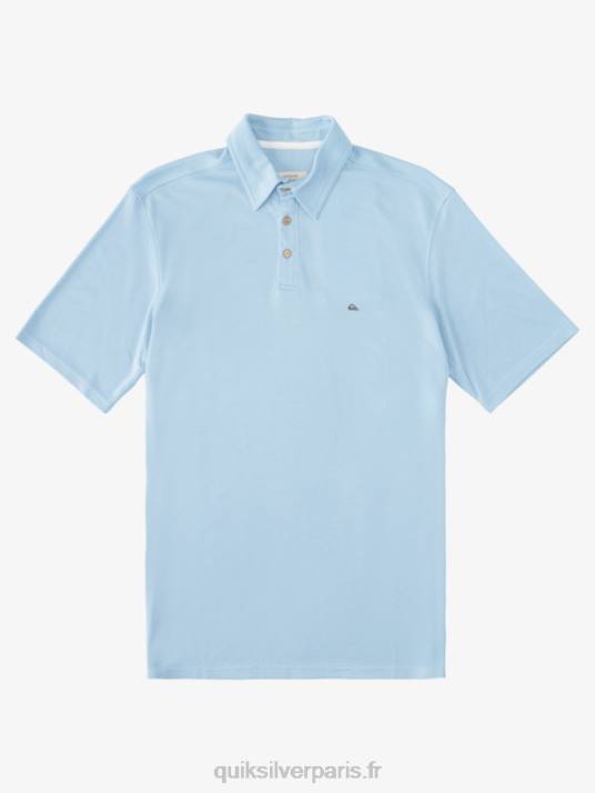 Hommes Quiksilver polo manches courtes waterpolo waterman D6PT248 bleu crépuscule